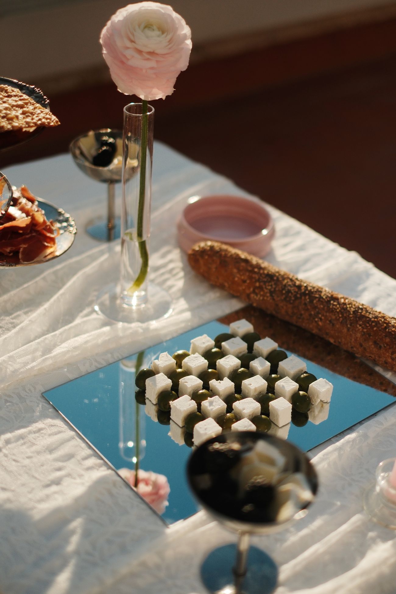 Wedding celebration — Production, table setting, food styling, art direction and event styling